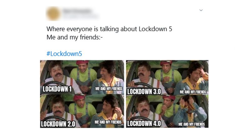 #Lockdown5 Funny Memes and Jokes Trend on Social Media, Netizens Use Humour As Shield to Combat Lockdown Extension Fear