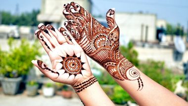New 5-Minute Mehndi Designs For Eid al-Fitr 2020: Latest Indian Henna Patterns and Arabic Mehandi Design Ideas to Apply on Hands at Home (Watch Videos)