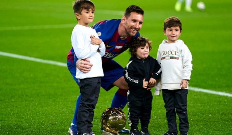 5 Moments When Lionel Messi’s Sons Thiago & Mateo Won Our Heart