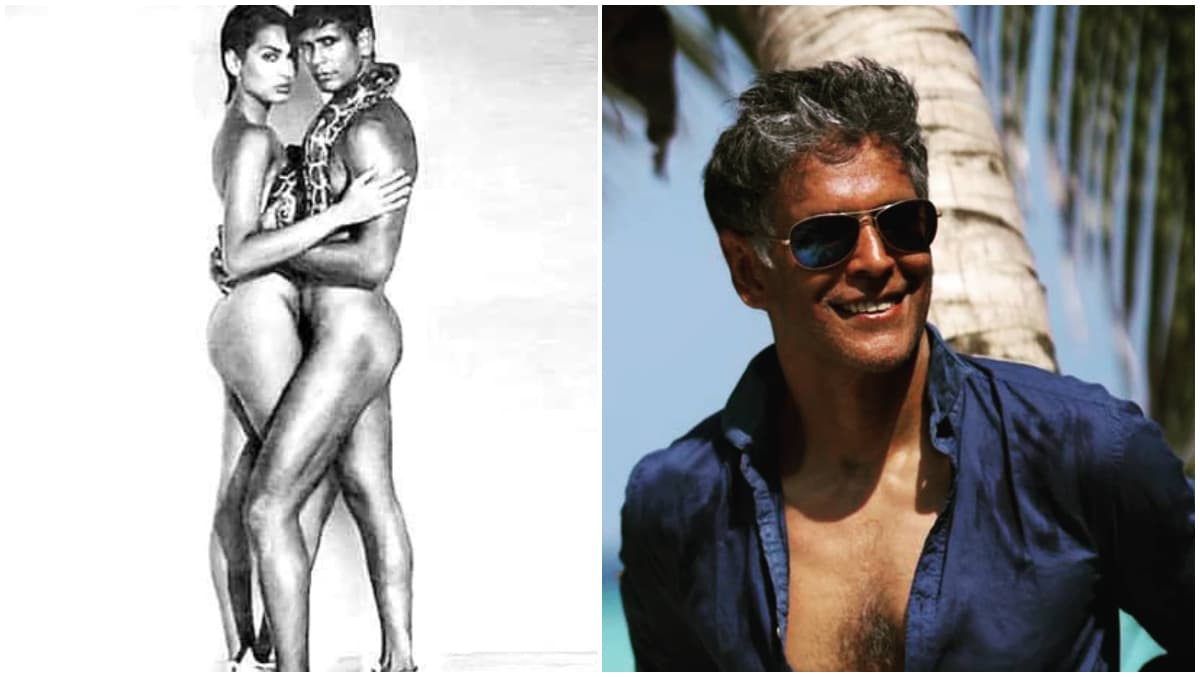 ⚡ Milind Soman Shares Nude Photo.