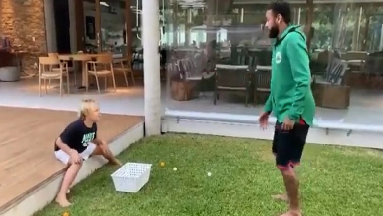 Neymar Jr Trolls His Son Davi Lucca With an Egg Prank, PSG Footballer Shares Video On Social Media 