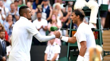 Nick Kyrgios Takes a Jibe at Novak Djokovic, Rafael Nadal and Dominic Thiem During His Chat With Andy Murray (Watch Video)