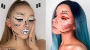 #OffMe is the Latest Beauty Challenge on Instagram That Sees Makeup Lovers Use Text To Highlight Their Face In The Most Amazing Way! (View Pics)