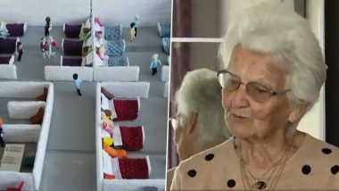Elderly Woman Knits 'Knittingale Hospital' While Self-Isolating to Raise Money for NHS Workers, Viral Video Wins Hearts Online