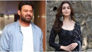 Alia Bhatt to Sign her Second Regional Outing with Prabhas? Actress May Come on Board for Nag Ashwin's Next