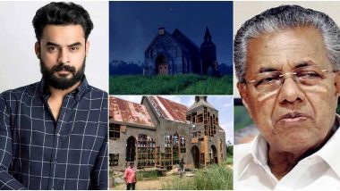 Tovino Thomas Starrer’s Minnal Murali Church Set Vandalised in Kalady; Kerala CM Pinarayi Vijayan Promises To Take Tough Action (Watch Video)
