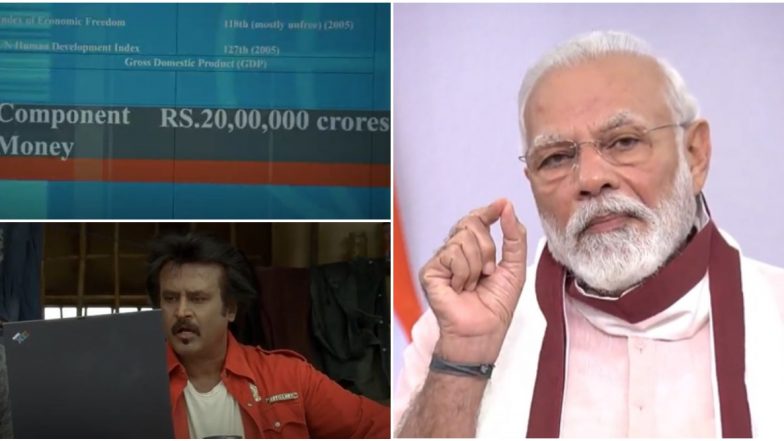 Did Rajinikanth Predict PM Narendra Modi’s Rs 20 Lakh Crore Relief Package Way Back in 2007? This Viral Clip From Sivaji Would Make You Believe So! (Watch Video)