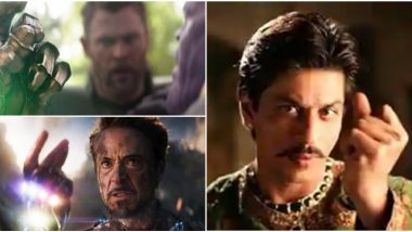 Hey Thanos and Iron Man! Shah Rukh Khan Did the ‘Snap and Dust’ Move Way Before the Avengers Movies and This Viral Clip Is Proof! (Watch Video)