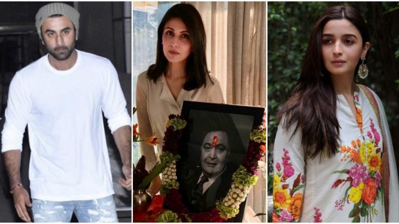 Alia Bhatt Joins Ranbir Kapoor and Family For Rishi Kapoor’s Prayer Meet (View Pics)