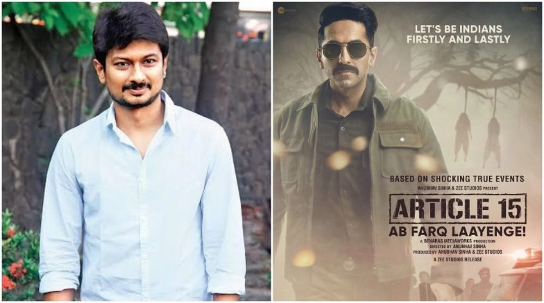 Article 15 Tamil Remake: Udhayanidhi Stalin Roped In to Play Ayushmann Khurrana’s Role?