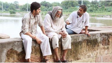 Gulabo Sitabo: Amitabh Bachchan, Ayushmann Khurrana and Shoojit Sircar Indulge in a Funny Banter to Reveal the Film's Trailer Date (Watch Video)