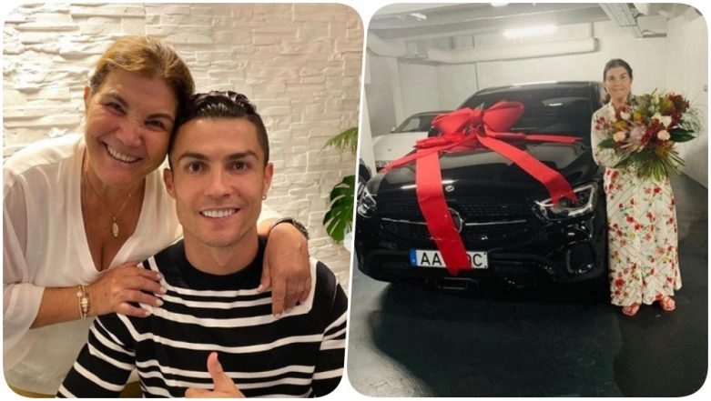 Cristiano Ronaldo’s Mum Dolores Aveiro Receives Mercedes As Mother’s Day Gift