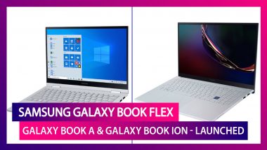 Samsung Galaxy Book α, Galaxy Book Flex & Galaxy Book Ion Unveiled; Check Prices, Features & Specs