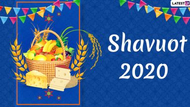 Shavuot 2020 Wishes & Chag Sameach HD Images: WhatsApp Stickers, Facebook Messages and GIFs to Send Feast of Weeks’ Greetings on the Jewish Holiday