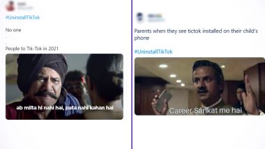 UninstallTikTok Funny Memes & Jokes Take over Twitter as Netizens Have Not  Yet Made Peace With YouTube vs TikTok Feud! | 👍 LatestLY