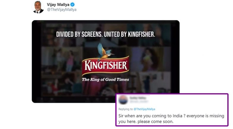 Vijay Mallya Shares Kingfisher Lockdown Video, Twitterati Asks When Will He Come Back to India 
