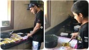 Virender Sehwag Extends Helping Hand to Migrant Workers, Prepares Meals Alongside Family (See Pics)