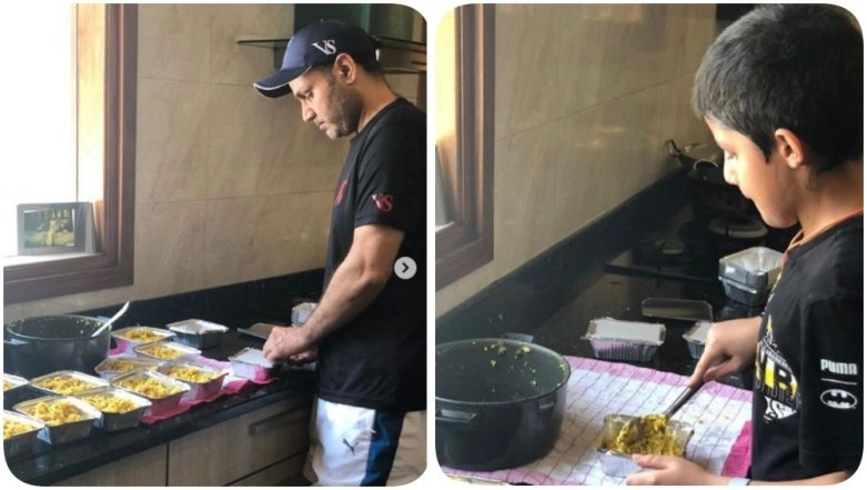 Virender Sehwag Extends Helping Hand to Migrant Workers, Prepares Meals Alongside Family
