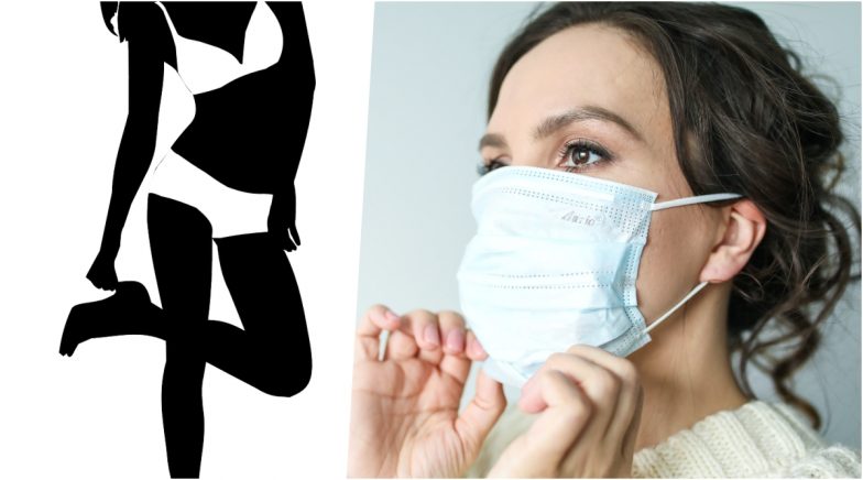 Woman Strips Her Panties Off and Uses It As Face Mask at Ukraine Post Office 