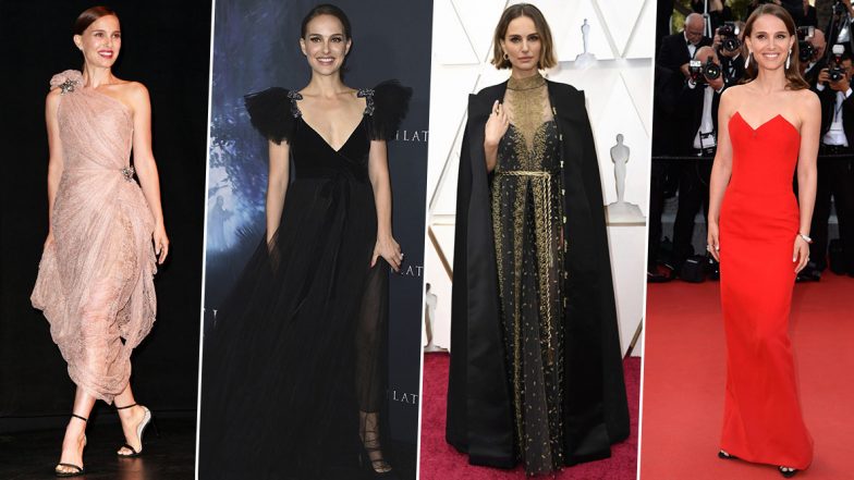 Natalie Portman Birthday Special: 7 Times the Black Swan Actress Mesmerised Us with Her Alluring Red Carpet Choices (View Pics) 