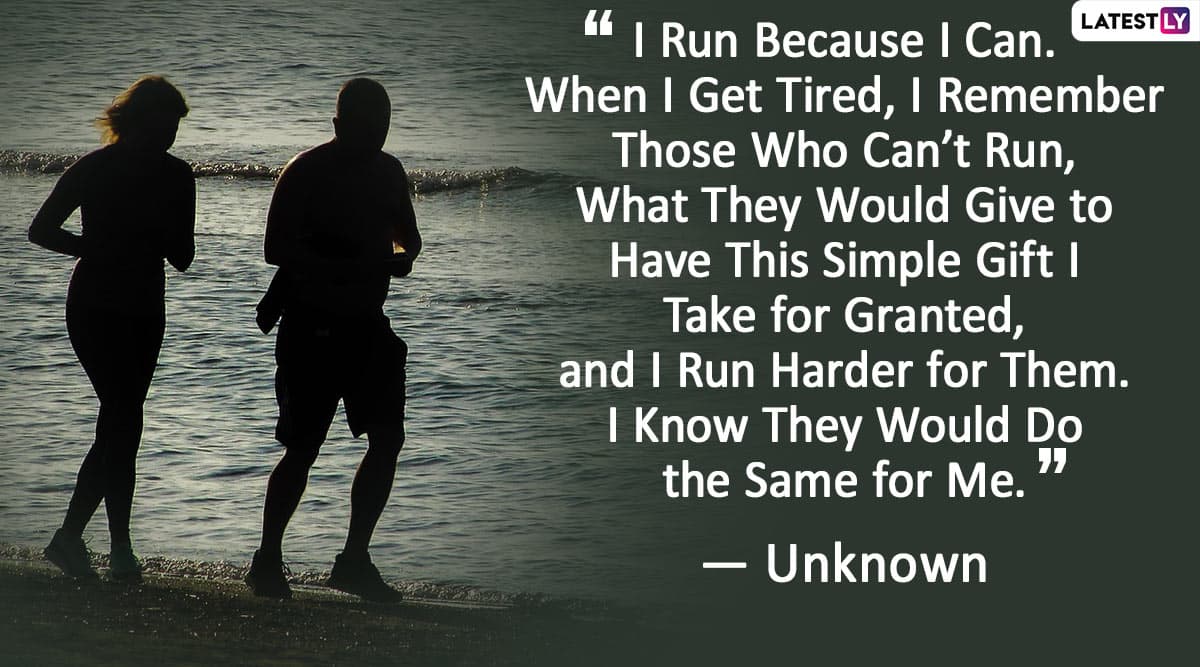 Global Running Day 2020 Motivational Running Quotes With Hd Pictures That Will Inspire You To Stay Active Latestly