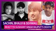 Sushant Singh Rajput Death: Sachin Tendulkar, Virender Sehwag, Harbhajan Singh & Others Condole Demise