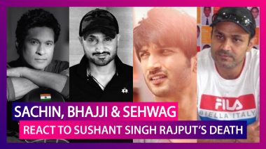 Sushant Singh Rajput Death: Sachin Tendulkar, Virender Sehwag, Harbhajan Singh & Others Condole Demise