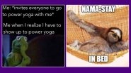 International Yoga Day 2020 Funny Memes for Lazy People: These Hilarious Jokes Will Make You Do Yoga on This Day, Savasana, at Least!