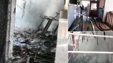 Delhi Fire: Blaze Erupts on Third Floor of Rohini Court, 9 Fire Tenders at Spot