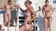 Victoria Swarovski Looks Super Hot Wearing a Striped Bikini On Her Ibiza Trip! (View Pics)