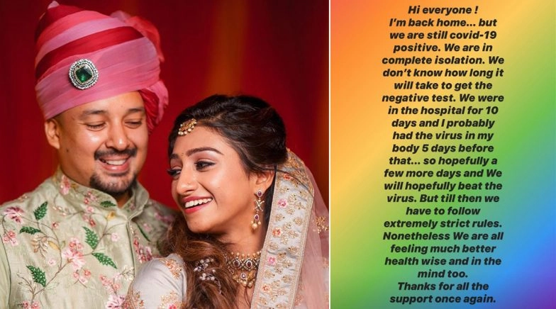 Mohena Kumari Singh and Family Back Home From Hospital