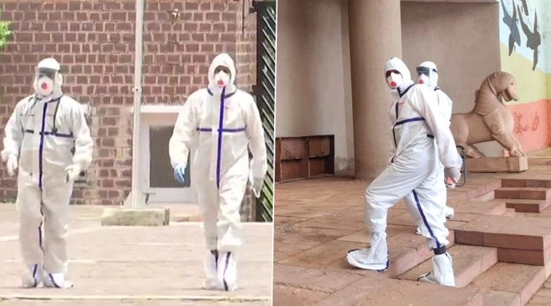 Congress MLA, Who Tested COVID-19 Positive, Arrives in PPE Suit to Caste Vote in RS Polls