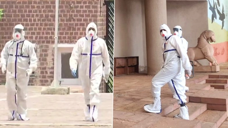 Madhya Pradesh: Congress MLA, Who Tested COVID-19 Positive, Arrives in PPE Suit at Assembly to Cast Vote in Rajya Sabha Polls, View Pics