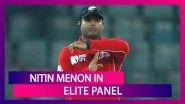 Nitin Menon Becomes Third Indian To Be Included In ICC Elite Panel Of Umpires