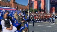Rajnath Singh Attends Victory Day Parade in Moscow, Lauds Participation of Indian Tri-Service Contingent