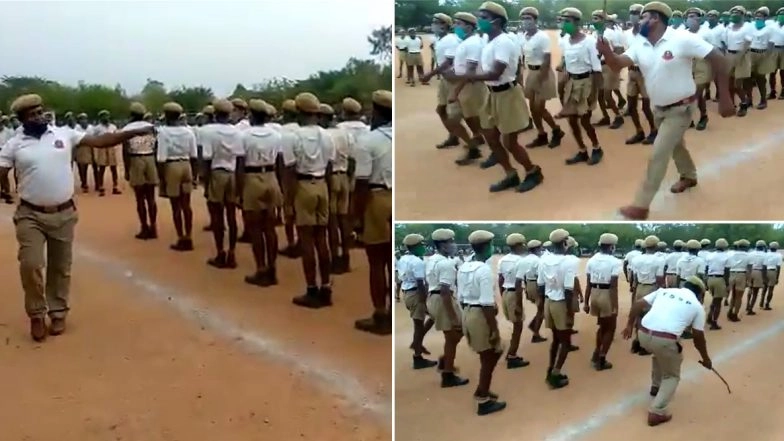 Telangana Police Trains Recruits to the Tunes of Hit Mohammad Rafi Song ‘Dhal Gaya Din,’ Viral Video Will Drive Away Your Mid-Week Blues