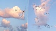 Illustrator Beautifully Outlines Clouds in the Dublin Sky Into Cute Animals, Viral Pics Inspire Twitterati to Draw Their Own Version!