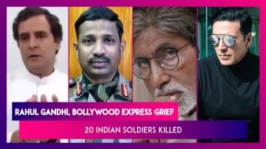 India China Face-Off: Tributes Pour In From Rahul Gandhi, Akshay Kumar, Sonu Sood, Hrithik Roshan For Indian Army Soldiers