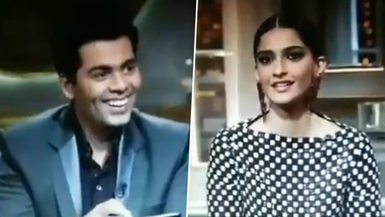 RIP Sushant Singh Rajput: Sonam Kapoor's Old Video From Koffee With Karan Episode Goes Viral, Netizens Slam Her For Mocking the Late Actor