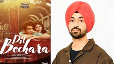 Diljit Dosanjh Reminisces Meeting 'Jaandaar Banda' Sushant Singh Rajput, Says His Last Film Dil Bechara Deserves a Theatrical Release