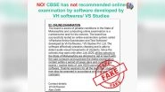 CBSE Directed Schools to Conduct Online Exam by Purchasing an App Developed by VH Softwares? PIB Debunks Fake News, Here&rsquo;s the Truth