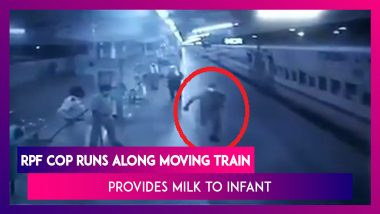 Railway Cop Runs Along Moving Train To Provide Milk For Infant, Gets Cash Reward From Piyush Goyal