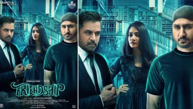 Friendship Motion Poster: Harbhajan Singh's First Tamil Film, Co-Starring Arjun Sarja and  Losliya, Gives Feels of A Shady Thriller (Watch Video)