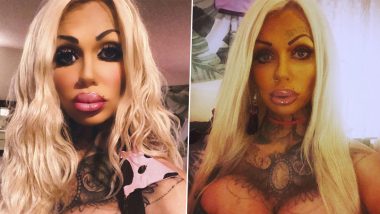 Woman Turns into 'Human Sex Doll' After Blowing a Whopping £60k for Three Boob Jobs! Self-Confessed 'Blonde Bimbo' Also Undergoes Hypnosis Session To 'Dumb Down'