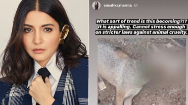 Anushka Sharma Wants Stricter Laws Against Animal Cruelty, Actress  Furious After a Jackal's Killing by Explosives in Tamil Nadu