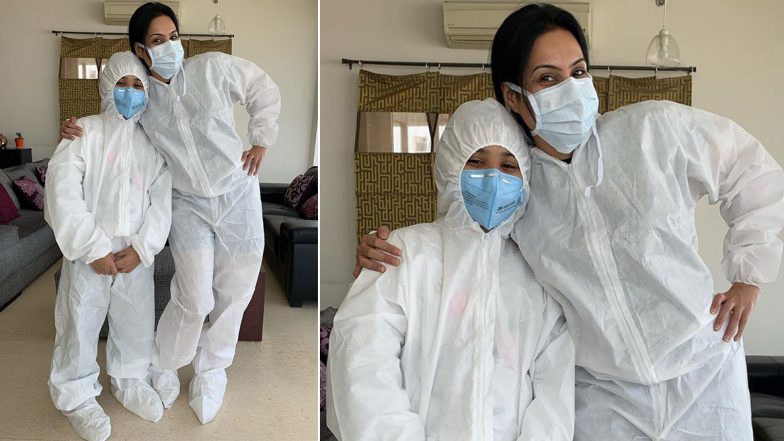 Kamya Punjabi and Her Daughter Return to Mumbai Sporting Protective Gears, the Actress Says It's 'Work Calling' As Unlock Begins (View Pic)
