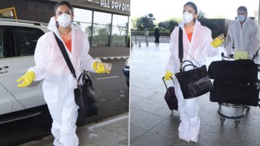 Rakul Preet Singh Flies to Delhi in Mask, PPE Kit and Face Shield; Perfect Airport Look in Times of COVID-19