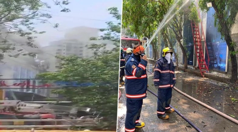 Fire in Mumbai's Lower Parel: Blaze Engulfs Building in Raghuvanshi Mills