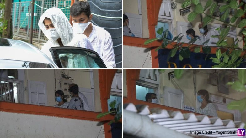 Sushant Singh Rajput Death: Bandra Police Records Rumoured Girlfriend Rhea Chakraborty's Statement (View Pics)