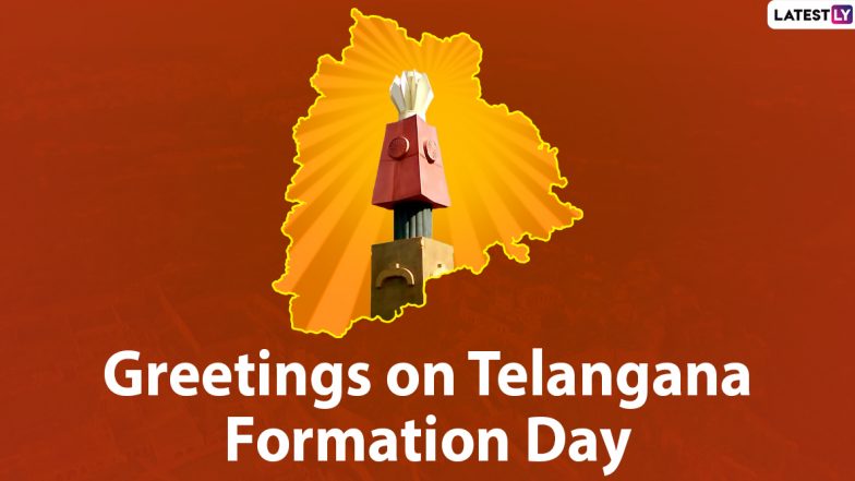 Telangana Formation Day Images & HD Wallpapers For Free Download Online: Celebrate State Formation Day on June 2 With WhatsApp Messages, SMS, Quotes and Greetings